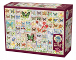Puzzle Cobble Hill 2000 t&uuml;kki: liblikad ja lilled