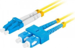 Lanberg Patchcord Fiber Optic Sc/upc-lc/upc Duplex 3,0mm Lszh G657a1 1m