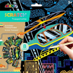 Avenir kustutavate piltide komplekt Transportation Scratch, 7331681