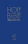 Holy Bible: English Standard Version (ESV) Anglicised Pew Bible (Blue Colour)