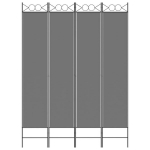 vidaXL 4 paneeliga ruumijagaja, antratsiithall, 160x220 cm, kangas