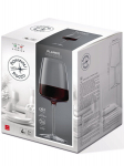 Planeo Rosso punase veini klaasid 54 cl, kinkekarbis 4 tk