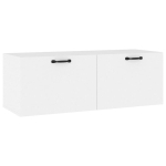 vidaXL seinakapp, valge, 100 x 36,5 x 35 cm, tehispuit