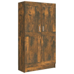 vidaXL raamatukapp, suitsutatud tamm, 82,5 x 30,5 x 150 cm, tehispuit