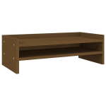 Monitori hoidja vidaXL monitorialus, meepruun, 50x24x16 cm, m&auml;nnipuit