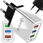 Laadija adapter 3x USB porti