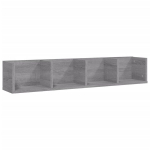 vidaXL CD-seinariiul, hall Sonoma tamm, 100 x 18 x 18 cm, tehispuit