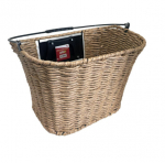 Punutud jalgratta esikorv, eemaldatav, 33 x 25 x 25 cm, v&auml;rv: helepruun, НТ-512E (2910)