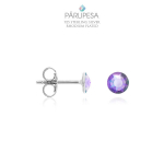K&otilde;rvar&otilde;ngad Stud 925 &ldquo;Purple Velvet&rdquo; 4mm