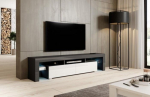Cama TV alus Toro 200 hall/valge l&auml;ikega