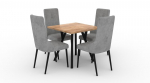 K&ouml;&ouml;gim&ouml;&ouml;bli komplekt ADRK Furniture 83 Rodos, hall/pruun