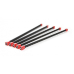 Aeroobikakepp Gymstick Aerobic Bar 61051-8, 122,5 cm, 8 kg, must/punane