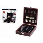 37-osaline "Malelaud" + veinitarvikute komplekt