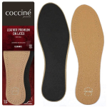 Naturaalsest nahast sisetallad aktiivs&ouml;ega lateksist alusp&otilde;hjaga - Coccine Leather Premium On Latex (1 paar)