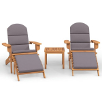 vidaXL 3-osaline Adirondack aiam&ouml;&ouml;blikomplekt, akaatsiapuit