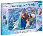 Ravensburgeri pusle Frozen glitteriline lumi 100tk 13610