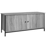 vidaXL ustega telerikapp, hall Sonoma tamm, 102x35x45 cm, tehispuit