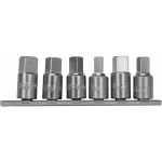 Nelikant padrunid &otilde;likorkidele 3/8" 6 tk. 05997