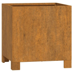 vidaXL jalgadega taimekast, rooste, 32x30x33 cm, Corten teras