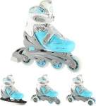 Reguleeritava suurusega rulluisud-uisud Nils Extreme NH18331, sinine, 35-38 suurus