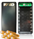 Akupank Powerbank patareidega, 8 tk 18650 96 000 mAh