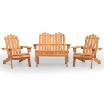 vidaXL 4-osaline Adirondack aiam&ouml;&ouml;bli komplekt, akaatsiapuit