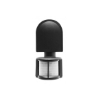 GTV liikumisandur CR-2, max 1200W, 180&deg;, 8m &plusmn; 1,8-2,5m, IP44, pole m&otilde;eldud LED-ile, must