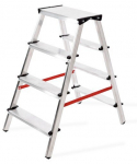 Kahepoolne redel Prodrab, 4 astet, 81 cm
