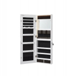 Ehtekapp peegliga uksele riputatav, 37,5 x 9,7 x 108 cm, valge