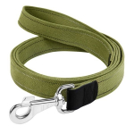 Koera jalutusrihm Collar puuvillast 5m, roheline