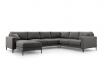 Panoraam parempoolne nurgadiivan velvet sofa Venus, 6 istekohta, hall