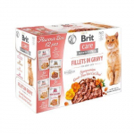 Brit Care Cat proovikomplekt t&auml;iskasvanud kassidele, 12 x 85 g