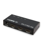 SAVIO HDMI-pistik, 1 sisend, 2 v&auml;ljundit CL-42, Must