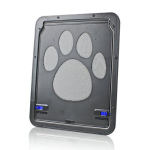 Lemmikloomaukse ohutu ja h&otilde;lpsasti kasutatav automaatse sulgumise funktsioon, suur koertele ja kassidele L 37x42cm 12x14 tolli must