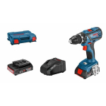 Ka&fnof;omɔ̃ si me ka mele o Bosch Professional GSR, 18 V 63 Nm, kple batri kple charger