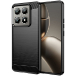 Carbon silikoon&uuml;mbris Xiaomi 14T / 14T Pro, must