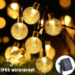 (12M 100LED-d x 1,8cm soe)200 LED String Light Outdoor Solar Fairy Lights IP65 Veekindel vanik j&otilde;ulukaunistus Pulmalambi aed