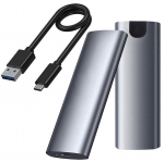 Alumiiniumist korpus USB C 3.1 M.2 NVME NGFF SSD 10 Gb/s kettale