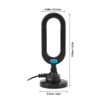 Haagissuvila teleri antenni tugi 4K 8K 1080P 250 miili signaaliulatusega v&otilde;imendatud HDTV antenn haagissuvilate kaubikutele 8 m / 26,2 jalga