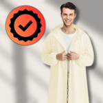Vihmamantel C10, valge
