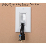 2tk Valge Harja Seinaplaat, Madalpinge Kaabli L&auml;biviik