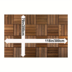 Retro Pruun Punane Triibuline Puidust Muster Vaip., 79 * 118 colių / 200 * 300 cm