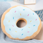 42cm Suur Tervendav Toidukunst Donut M&auml;nguasi Seljatugi Kingitus S&otilde;brap&auml;evaks, Mėlyna
