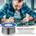 Premium 0.8mm Rosin Solder Traat - K&otilde;rgekvaliteediline Tina, Mitmeotstarbeline Keevitus Vool, Suitsutamisvaba, 100g Rull.