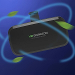 Virtuaalreaalsuse prillid Must G06A VR Peakomplekt Mobiiltelefonidele - Kaasahaarav M&auml;ngu- ja Filmi Kogemus.