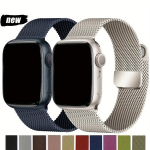 Nutikell Rihm Apple Kella Milanese Loop K&auml;ev&otilde;ru Iwatchile., Juoda