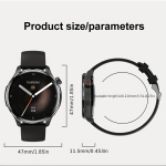 2024 Uus Meeste Nutikell 3.89 cm AMOLED Trajektoor/NFC/Ai H&auml;&auml;lassistent.