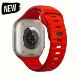 Nutikell Pehme Silikoonist Asendusrihm Apple Watch Spordirihm., Raudona