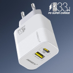 PD33W + QC3.0 &uuml;likiire laadija iPhone ja Android jaoks.