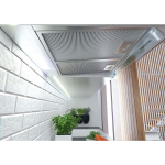 Absorber pliidi all, Berdsen BE-10-A, 60 cm., valge